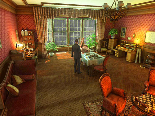 When you return on the Baker Street, pick up a newspaper (Globe Explorer) when Watson asks and read an article by O - Examine an Authenticity of the Necklace | The Marquis Residence - The Marquis Residence - The Testament of Sherlock Holmes Game Guide