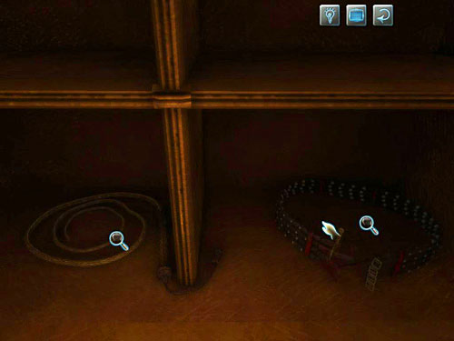 You will find a hair shirt and whip - Examine all important traces and evidences | The Murder in Diocese of Knightsbridge - The Murder in Diocese of Knightsbridge - The Testament of Sherlock Holmes Game Guide