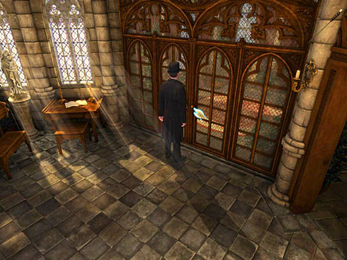 Activate a metal rod and try to open the door - Discover the Priests Secret | The Murder in Diocese of Knightsbridge - The Murder in Diocese of Knightsbridge - The Testament of Sherlock Holmes Game Guide