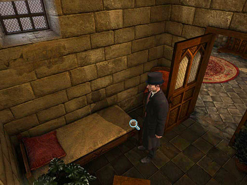in the bishops bedroom in the bottom corner of bed (1 stick) - Open the Mysterious Chest | The Murder in Diocese of Knightsbridge - The Murder in Diocese of Knightsbridge - The Testament of Sherlock Holmes Game Guide