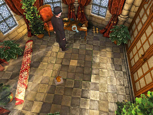 on the verandas table (2 sticks) - Open the Mysterious Chest | The Murder in Diocese of Knightsbridge - The Murder in Diocese of Knightsbridge - The Testament of Sherlock Holmes Game Guide