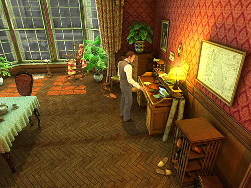 You will find it on the desk, on the right from the window (an entry added to Documents: acts of Hans Schielman a - Examine the Poison | The Murder in Diocese of Knightsbridge - The Murder in Diocese of Knightsbridge - The Testament of Sherlock Holmes Game Guide