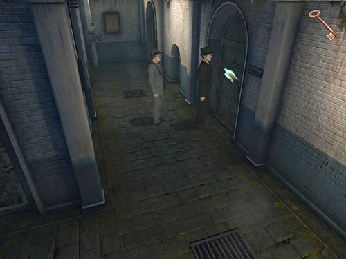 Dressing room has a first door on the right (on the same side as secretariat) after turning left in an administrative corridor - Help Brighton | Escape From Westgate Prison - Escape From Westgate Prison - The Testament of Sherlock Holmes Game Guide