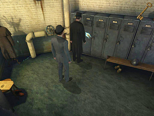 So return there and find Jennas locker - Unlock door to basement | Escape From Westgate Prison - Escape From Westgate Prison - The Testament of Sherlock Holmes Game Guide