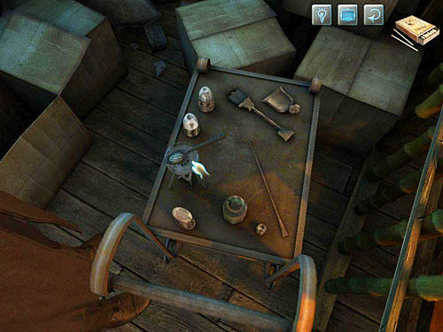 Put a teaspoon with opium bead on it and light the burner with matcher - Neutralise the Guard | Slaughter in Whitechapel - Slaughter in Whitechapel - The Testament of Sherlock Holmes Game Guide