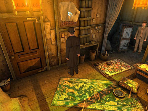 Approach door and take off a cloth from window - Neutralise the Guard | Slaughter in Whitechapel - Slaughter in Whitechapel - The Testament of Sherlock Holmes Game Guide