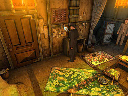 Of course, you have to open it - Neutralise the Guard | Slaughter in Whitechapel - Slaughter in Whitechapel - The Testament of Sherlock Holmes Game Guide