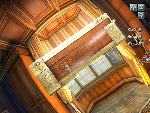 And on one side: I - 1, 2, 3, 5 - Search a Henrys Room | Robbery in Kensington Gardens - Robbery in Kensington Gardens - The Testament of Sherlock Holmes Game Guide