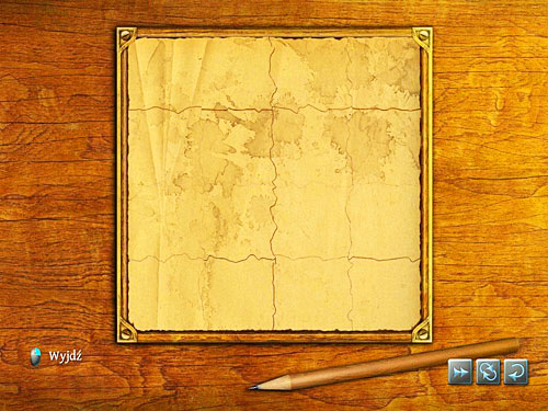 Riddle has four solutions (because the paper is a square) and its a random puzzle, so I cant provide you with a step-by-step solution, because pieces are placed differently every time - Search a Henrys Room | Robbery in Kensington Gardens - Robbery in Kensington Gardens - The Testament of Sherlock Holmes Game Guide