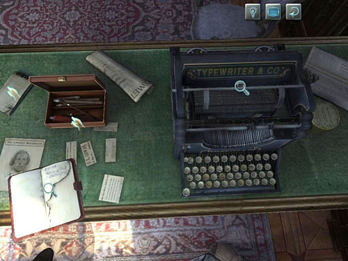 Take a brush from a pencil box - Read a Note | O. Farleys Office - O. Farleys Office - The Testament of Sherlock Holmes Game Guide