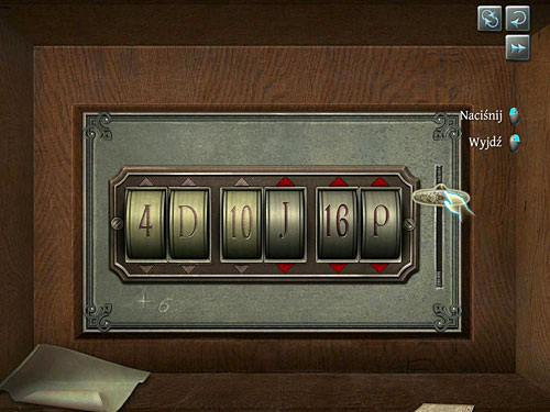 A ciphered board appears - Locate a Hidden Passage | O. Farleys Office - O. Farleys Office - The Testament of Sherlock Holmes Game Guide