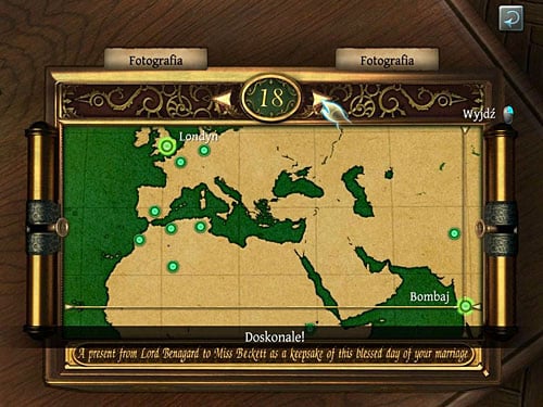 Then move a map, click Bombay and set a 18 - Open lady Becketts Box | Explosion in Becketts Residence - Explosion in Becketts Residence - The Testament of Sherlock Holmes Game Guide
