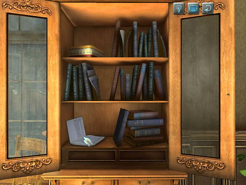 Take a Greek book (bottom shelf on left) - Find James Desk and Open a Cupboard | Explosion in Becketts Residence - Explosion in Becketts Residence - The Testament of Sherlock Holmes Game Guide