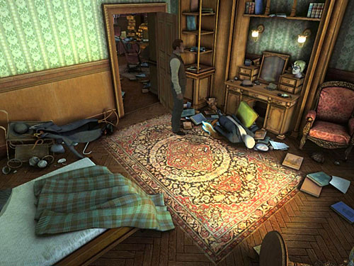 another boots by the mannequin - Complete Three Disguises | Hideout in Whitechapel - Hideout in Whitechapel - The Testament of Sherlock Holmes Game Guide
