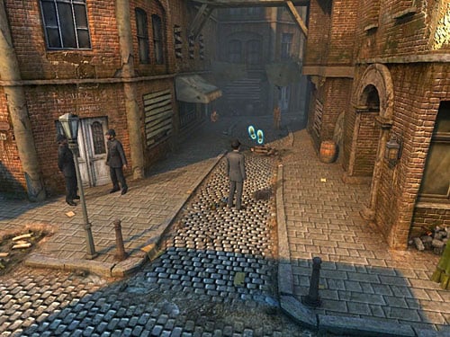 Getting on a main street, go forward and turn right on a first street cross, which is a Bucks Row - Convince Danny | Hideout in Whitechapel - Hideout in Whitechapel - The Testament of Sherlock Holmes Game Guide