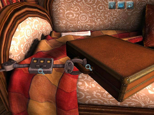 Look at a lock - Open a Case | Hideout in Whitechapel - Hideout in Whitechapel - The Testament of Sherlock Holmes Game Guide
