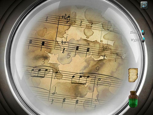 Return to the microscope and pour reagent onto a score and then dry it up with blotting paper - Open a Case | Hideout in Whitechapel - Hideout in Whitechapel - The Testament of Sherlock Holmes Game Guide