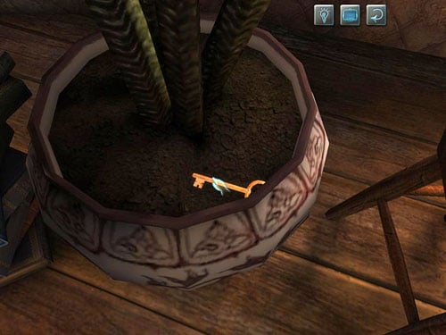 So dig in a pot and find small key - Open a Case | Hideout in Whitechapel - Hideout in Whitechapel - The Testament of Sherlock Holmes Game Guide