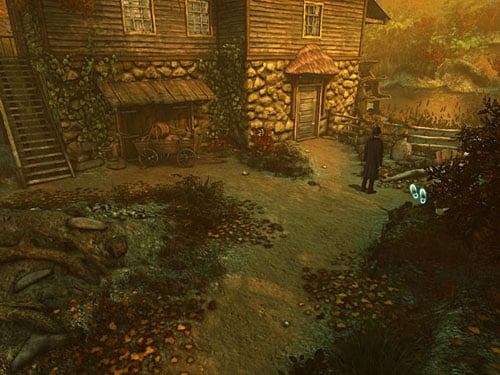 Go outside - Check a Broken Floorboard | A Fire in Sawmill - A Fire in Sawmill - The Testament of Sherlock Holmes Game Guide