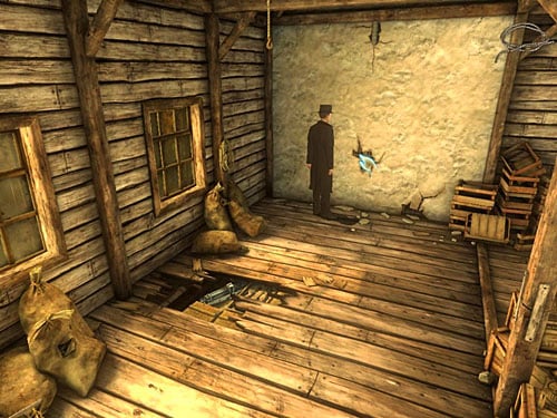 Use it on a iron bar - Destroy False Wall (1) | A Fire in Sawmill - A Fire in Sawmill - The Testament of Sherlock Holmes Game Guide