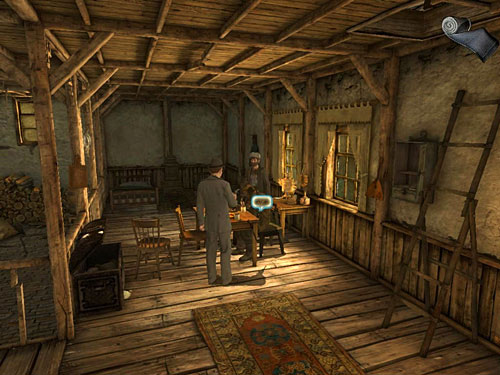 Then wrap a bandage around wounded mans head - Find a Cog | A Fire in Sawmill - A Fire in Sawmill - The Testament of Sherlock Holmes Game Guide