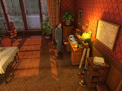 After returning to Baker Street, as a Watson, take a look at Daily Report on the desk - Get to the Other Side of Sewers | Meeting in the Sewers - Meeting in the Sewers - The Testament of Sherlock Holmes Game Guide