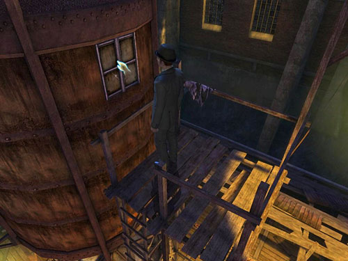 Getting to the window, open it - Find Out, What Is Happening in the Warehouse | A Grand Final in the Fun Fair - A Grand Final in the Fun Fair - The Testament of Sherlock Holmes Game Guide