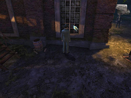 Return to the dirty window and clean it with a wet duster - Find Out, What Is Happening in the Warehouse | A Grand Final in the Fun Fair - A Grand Final in the Fun Fair - The Testament of Sherlock Holmes Game Guide