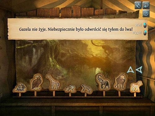 Placing animals in this way, you open the secret box (and get an achievement: Laws of Nature) - Open a Secret Box | A Grand Final in the Fun Fair - A Grand Final in the Fun Fair - The Testament of Sherlock Holmes Game Guide