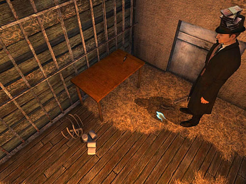 Return to cage and put some banknotes on the hay - Get Rid of the First Guard | A Grand Final in the Fun Fair - A Grand Final in the Fun Fair - The Testament of Sherlock Holmes Game Guide