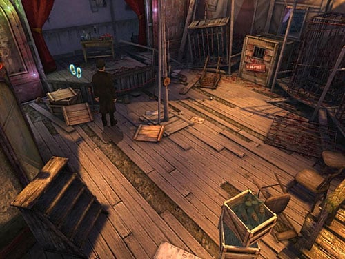 Go on a small scene - Take Care of the Second Guard | A Grand Final in the Fun Fair - A Grand Final in the Fun Fair - The Testament of Sherlock Holmes Game Guide