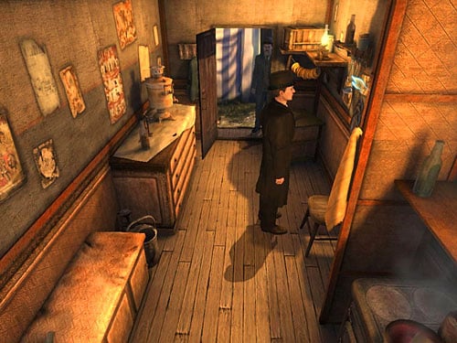 Take a wire from a wall opposite - Discover Anarchists Plans | A Grand Final in the Fun Fair - A Grand Final in the Fun Fair - The Testament of Sherlock Holmes Game Guide