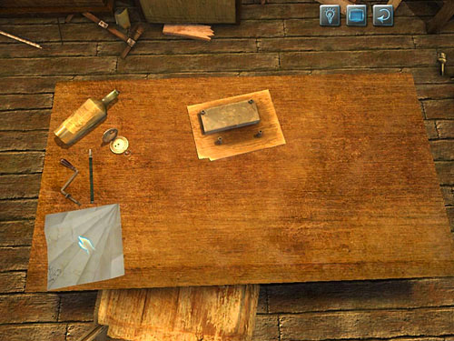 Zoom at creased sheet of paper - Make a Bomb | A Grand Final in the Fun Fair - A Grand Final in the Fun Fair - The Testament of Sherlock Holmes Game Guide