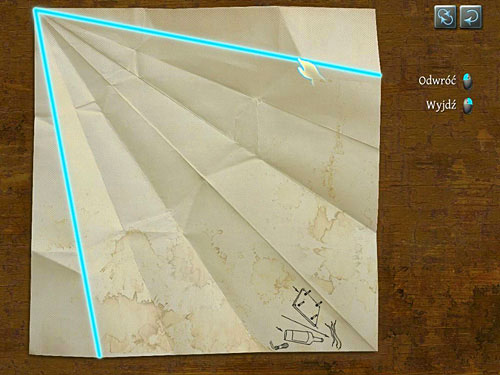 Fold it along two external lines - Make a Bomb | A Grand Final in the Fun Fair - A Grand Final in the Fun Fair - The Testament of Sherlock Holmes Game Guide
