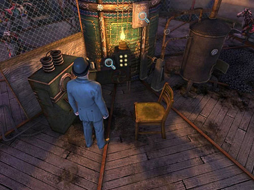 When you localize all points, turn on a control panel (on right) - Find Bombs | A Grand Final in the Fun Fair - A Grand Final in the Fun Fair - The Testament of Sherlock Holmes Game Guide