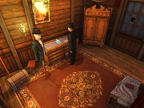 Look at a display case - Open the Gun Case | A Grand Final in the Fun Fair - A Grand Final in the Fun Fair - The Testament of Sherlock Holmes Game Guide