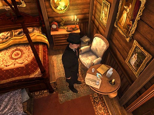 Take also a key from a table next to the entrance - Open the Gun Case | A Grand Final in the Fun Fair - A Grand Final in the Fun Fair - The Testament of Sherlock Holmes Game Guide