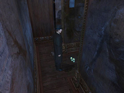 Go into the passage and head for another dead-end on the left - Get to the Other Side of Gallery | A Grand Final in the Fun Fair - A Grand Final in the Fun Fair - The Testament of Sherlock Holmes Game Guide