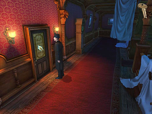 March forward, until you get to the door - Contact with Scotland Yard | A Grand Final in the Fun Fair - A Grand Final in the Fun Fair - The Testament of Sherlock Holmes Game Guide