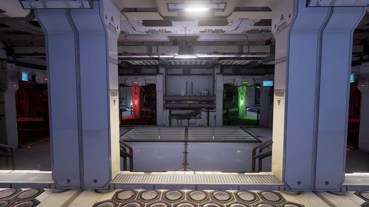 Once you descend from the ladder, keep moving forward until you reach a room with four passages - Prologue | Walkthrough - Walkthrough - The Turing Test Game Guide