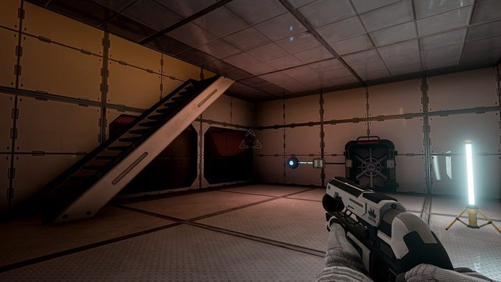 Take the energy beam and reach the floor above - Chapter 5 | Walkthrough - Walkthrough - The Turing Test Game Guide