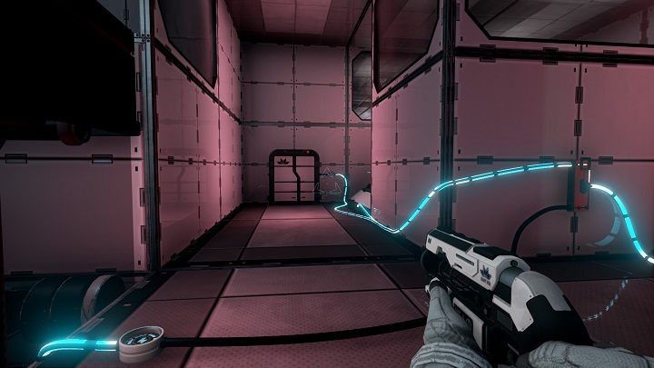 Proceed through the newly opened door and pull the lever - Chapter 6 | Walkthrough - Walkthrough - The Turing Test Game Guide