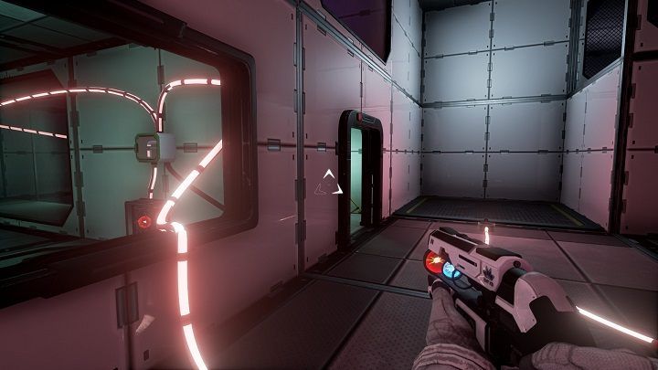 Stand near the window, reactivate the red beam and go back to the room with the floors - Chapter 6 | Walkthrough - Walkthrough - The Turing Test Game Guide