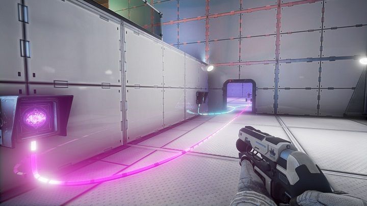 In this room you have access to a robot and two beams - Chapter 7 | Walkthrough - Walkthrough - The Turing Test Game Guide