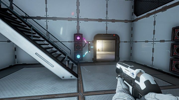 To unlock them, you must set three beams in the correct order - Secret rooms | Walkthrough - Walkthrough - The Turing Test Game Guide