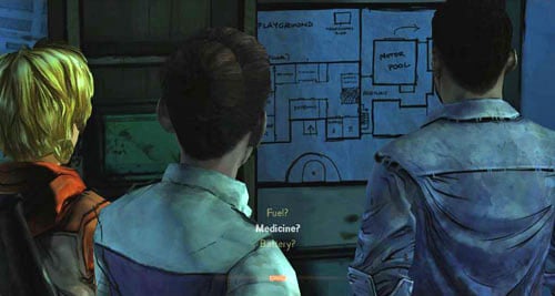 Confirm or deny what Vernon said (it does not matter) - Chapter 5: Georgias Last City - Arrival & Battery | Episode IV: Around Every Corner - Episode IV: Around Every Corner - The Walking Dead Game Guide