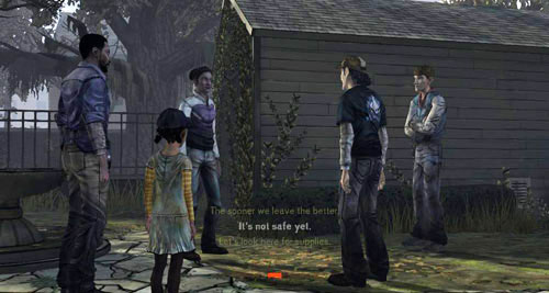 Then you need to think twice before giving an answer - Chapter 1: Georgias First City - Inside | Episode IV: Around Every Corner - Episode IV: Around Every Corner - The Walking Dead Game Guide