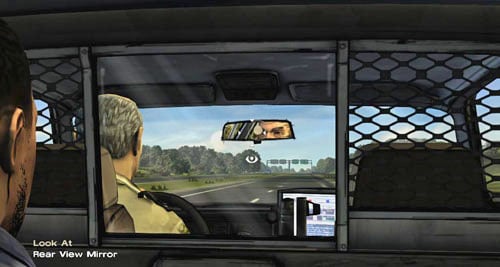 You start the game in a police car - Chapter 1: Out of the Frying Pan | Episode I: A New Day - Episode I: A New Day - The Walking Dead Game Guide