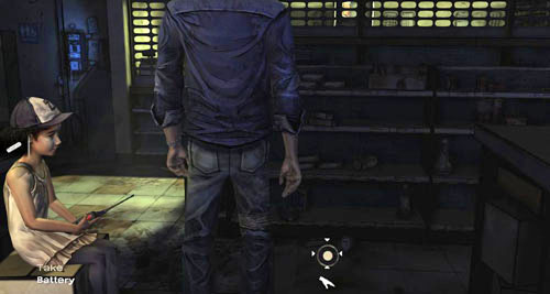 Go back to Clementine - Chapter 5: Its Just One Bullet - In the pharmacy | Episode I: A New Day - Episode I: A New Day - The Walking Dead Game Guide