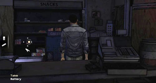 Keep going right - Chapter 5: Its Just One Bullet - In the pharmacy | Episode I: A New Day - Episode I: A New Day - The Walking Dead Game Guide